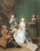 Pietro Longhi The geography hour France oil painting artist